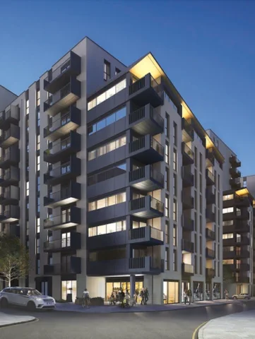 Brogan combined powered access on Brentford residential development